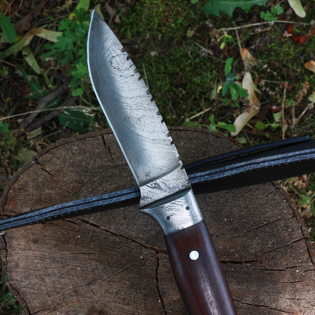 DANA Handmade Hunting Knife (with Leather Sheath)