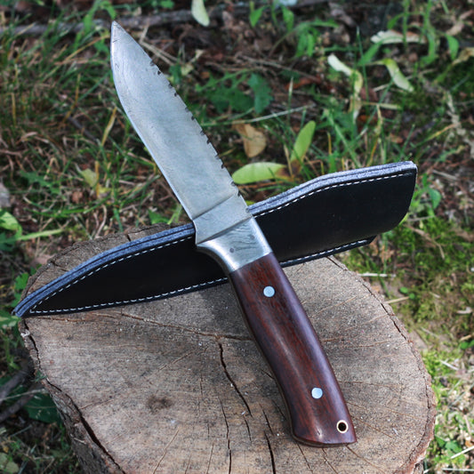 DANA Handmade Hunting Knife (with Leather Sheath)
