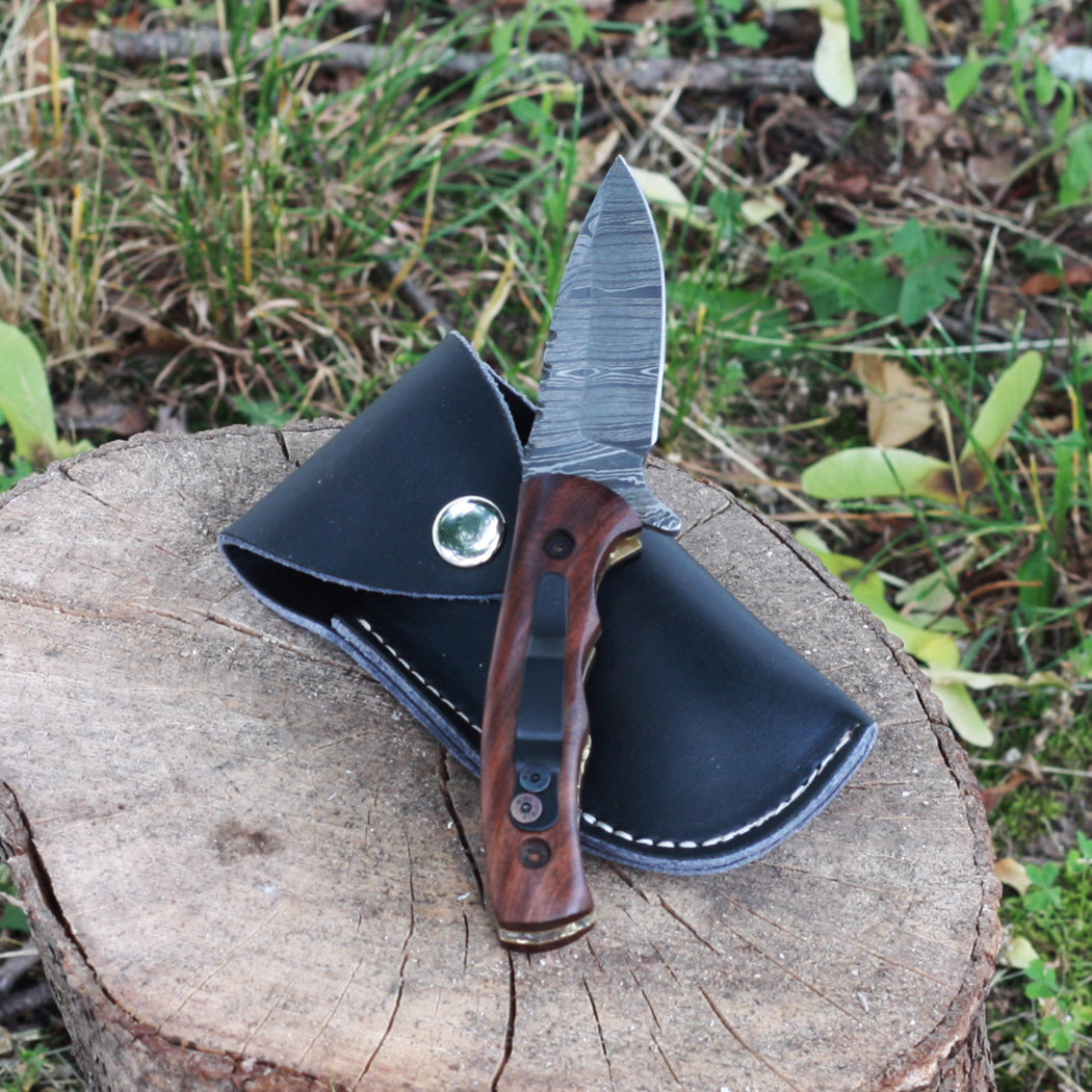 JESSY Handmade Pocket Knife with Pocket Clip
