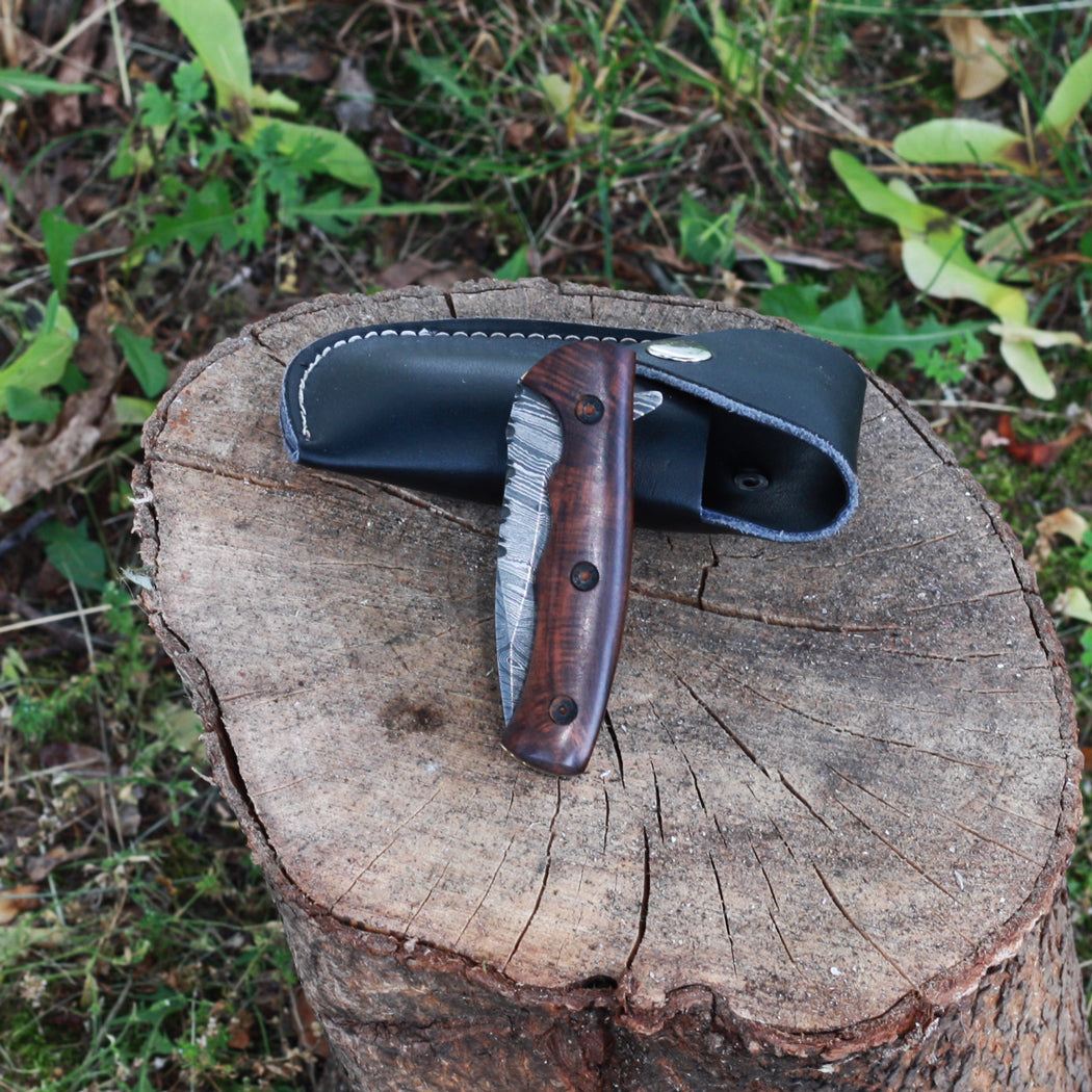 JESSY Handmade Pocket Knife with Pocket Clip